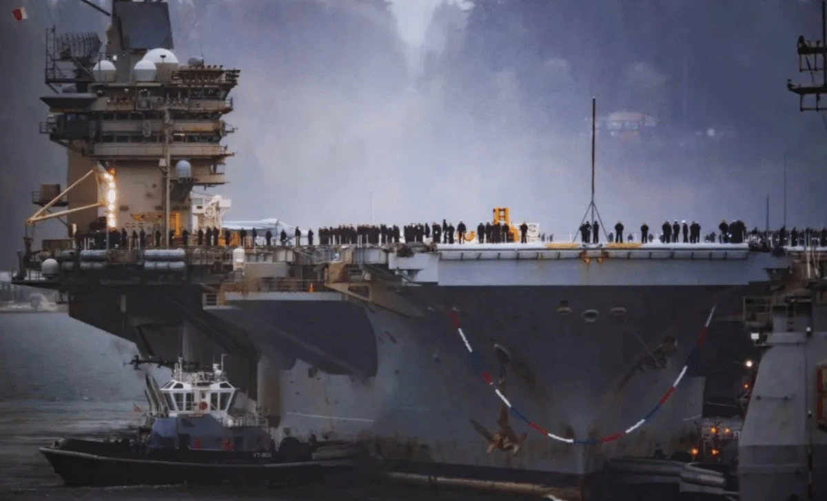 Ostatni rejs superlotniskowca USS Nimitz po Ameryce Południowej. Co po nim zostanie?