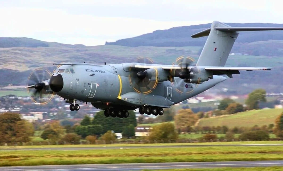 Brytyjski A400M z Malwinów wylądował w Chile. To nie pierwszy raz, a mało kto o tym wie
