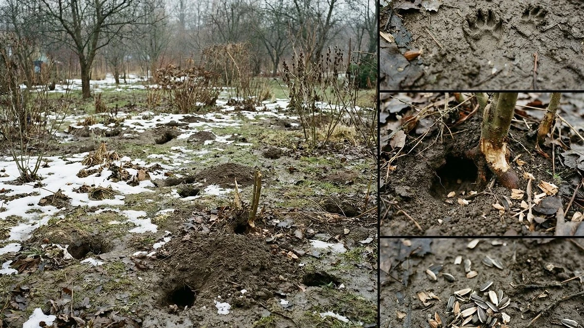 Tajemnicze dziury w trawniku: średnica otworu zdradza, kto nocą niszczy Twój ogród